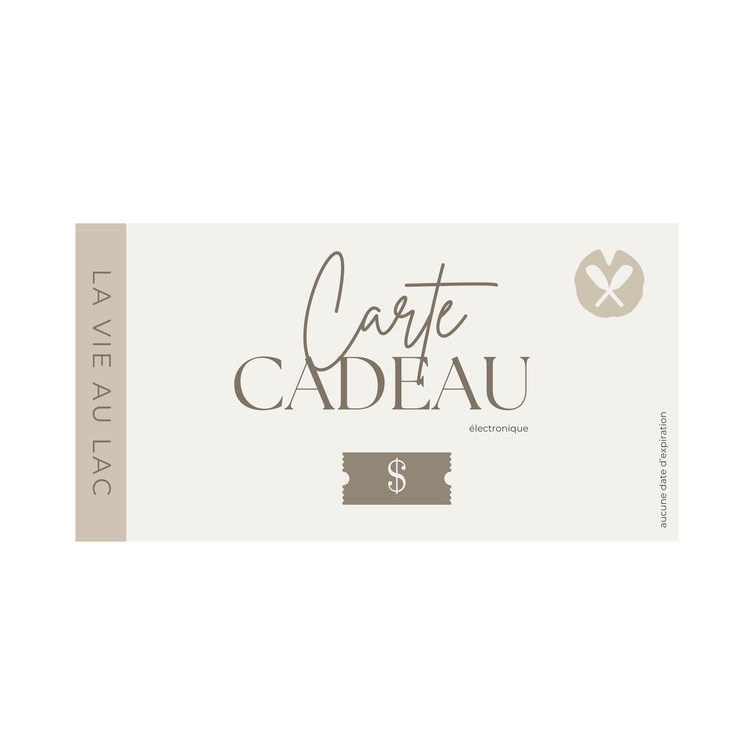 Carte-cadeau La vie au lac